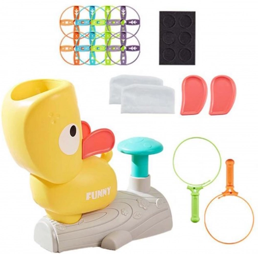 Woopie Skill Game Catch Frisbee with Disc Launcher
