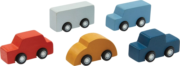 PlanToys mini cars set (5 pcs)