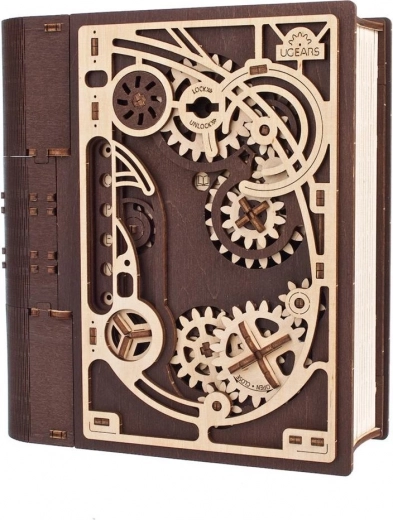 Дървена механична Книга на тайните UGEARS 3D пъзел