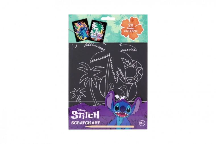 Scratch Art Pictures Stitch for Creative Fun
