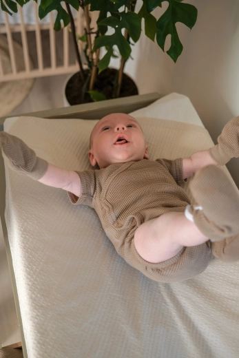More diaper room and easy dressing
