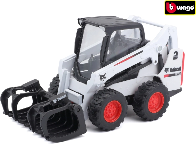 Bburago Farmland Bobcat товарач с грайфер 10 см