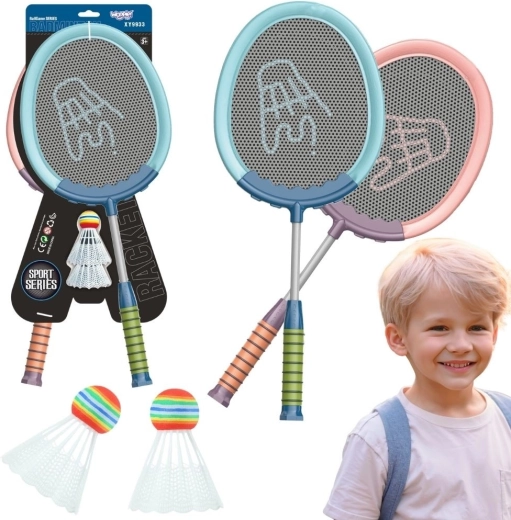 Woopie badminton racket and shuttlecock set - 2 pcs