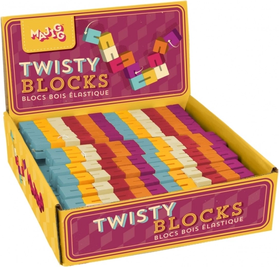 Дървени кубчета Twisty Blocks