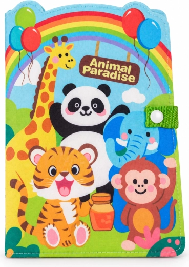 Chipolino Zoo textile educational book