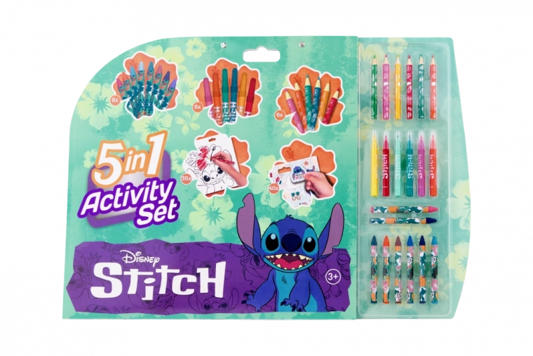 Комплект за рисуване 5 в 1 с мотив Stitch