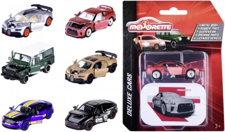 Majorette Deluxe die-cast car 1:64 – mix of licensed models