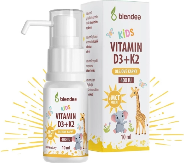 Blendea витамин D3 + K2 капки за деца 10 ml