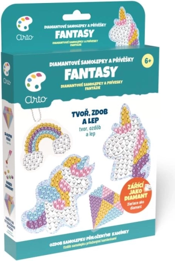 Arto diamond stickers and pendants – fantasy set