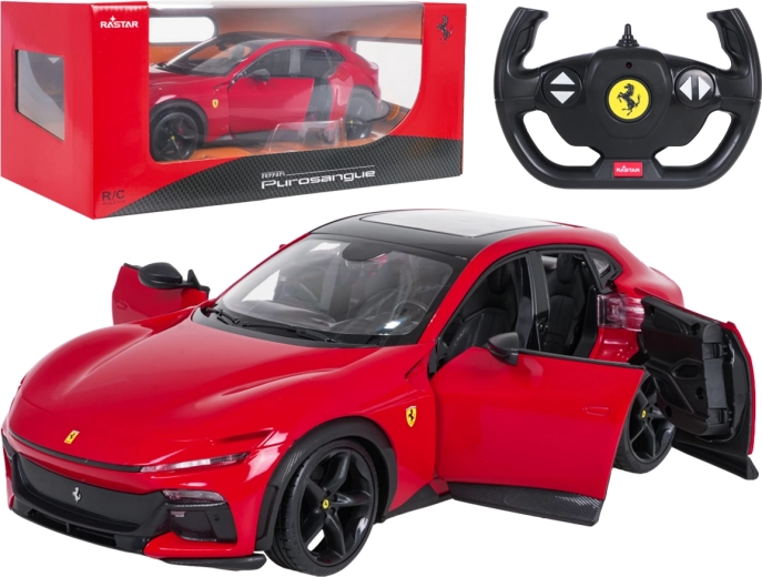 RC кола Ferrari Purosangue 1:14 Rastar червено