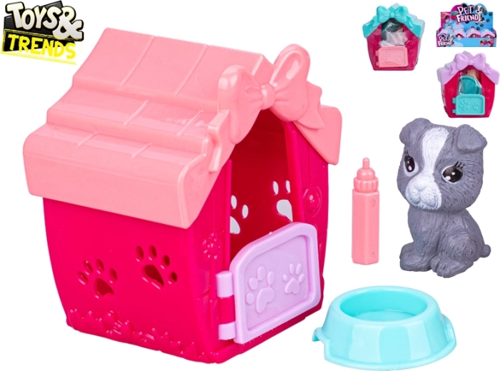 Кученце с къщичка и аксесоари Toys&Trends