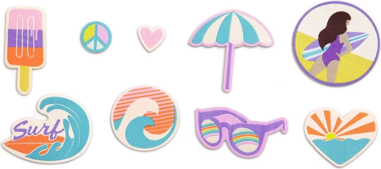 Finish the look with stylish stickers