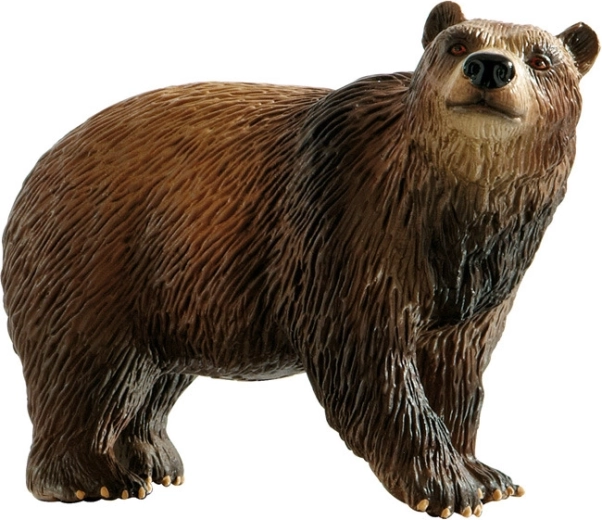 BULLYLAND brown bear – hand-painted PVC-free figurine