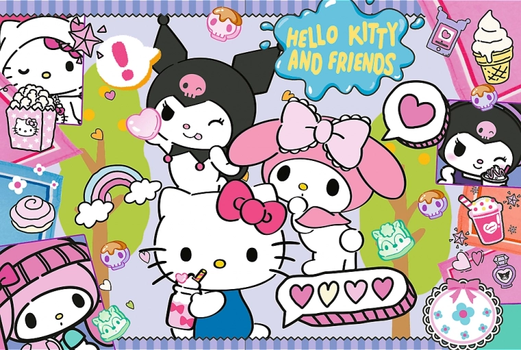 Puzzle Hello Kitty Crazy Trio 300 Pieces