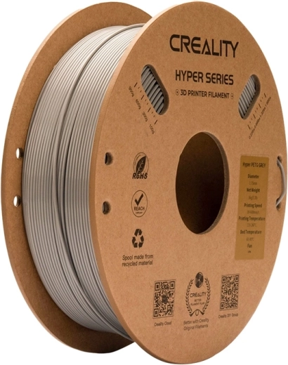Филамент Creality Hyper PETG сив 1,75 mm