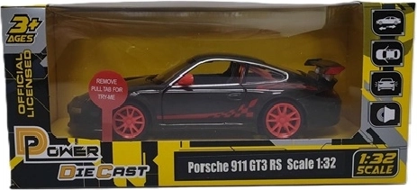 Модел MSZ Porsche 911 GT3 RS със светлинни и звукови ефекти, сив