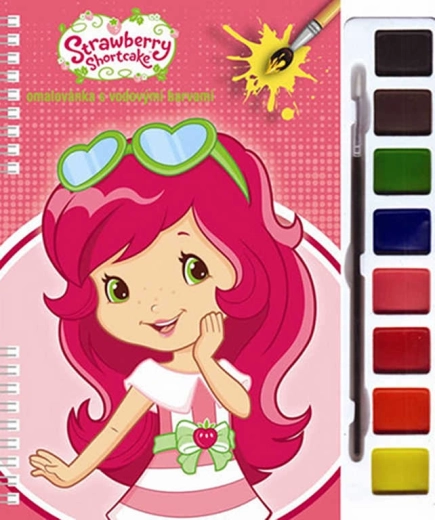 Akim coloring book with watercolor paints Strawberry Shortcake (Strawberry Shortcake)