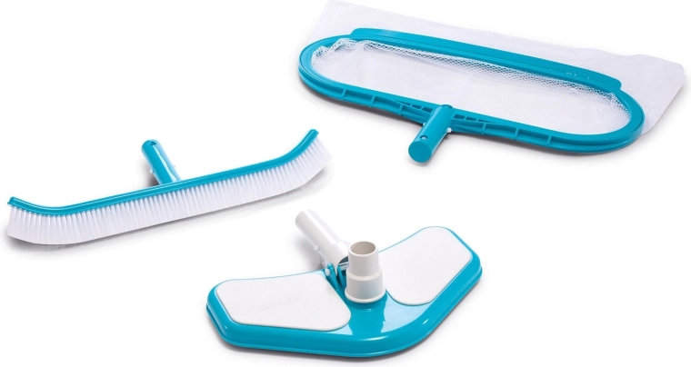 INTEX Pool Cleaning Accessory Set – Skimmer Net, Brush and Vacuum Head