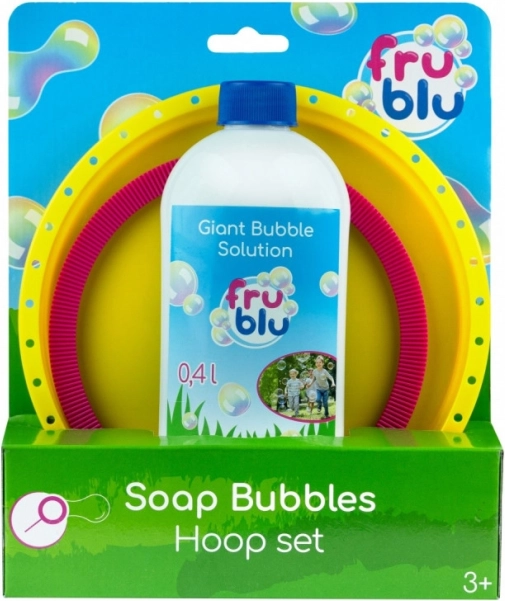 FRU BLU Giant Bubble Hoop Set + 0.4 L Solution