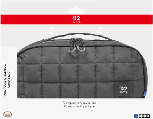 HORI Puff Pouch черен калъф за NINTENDO SWITCH 2