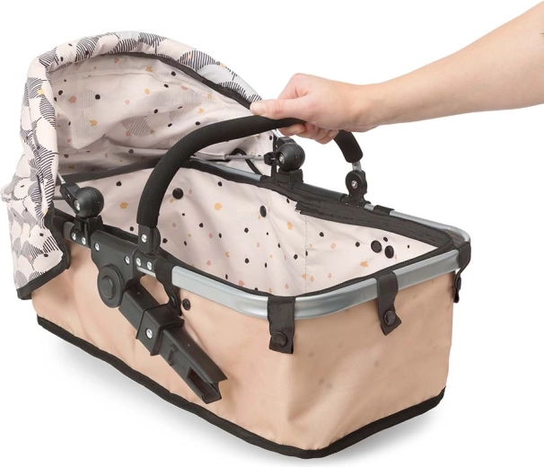 3-in-1: carrycot, pushchair and portable carrier