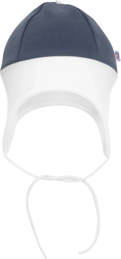 Baby Cap New Baby The Best, graphite (3–6 months)