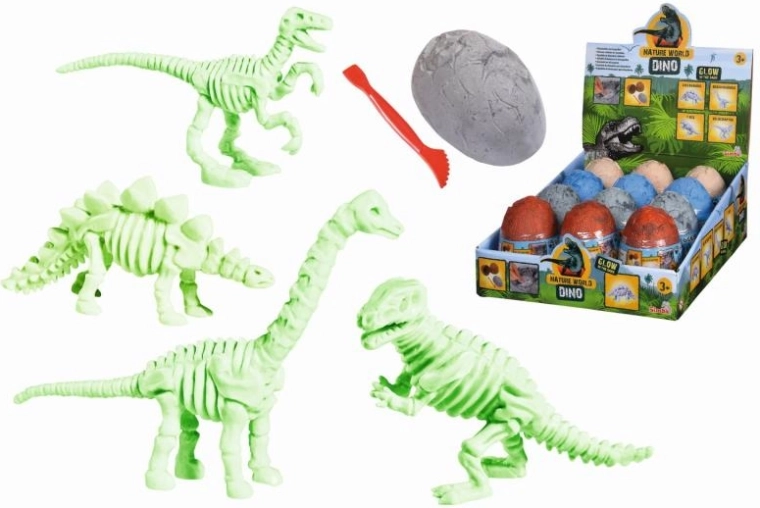 Excavation Set with Dinosaur Skeleton in an Egg