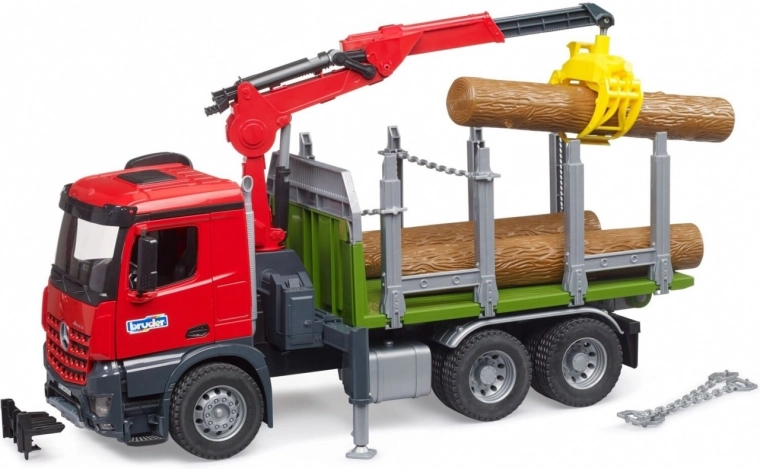 Bruder Log Trailer with Hydraulic Arm