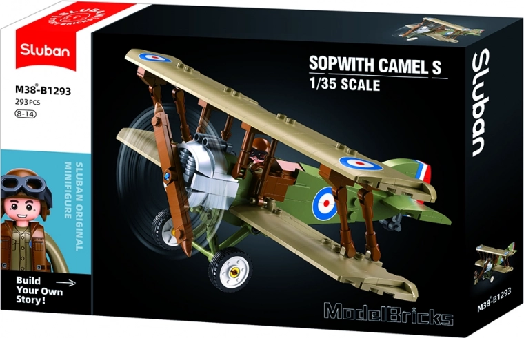 Сглобяем модел на двуплощник Sopwith - Model Bricks