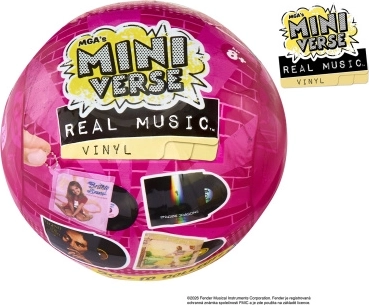 Мини винилови плочи MGA's Miniverse Real Music с грамофон - 1 брой