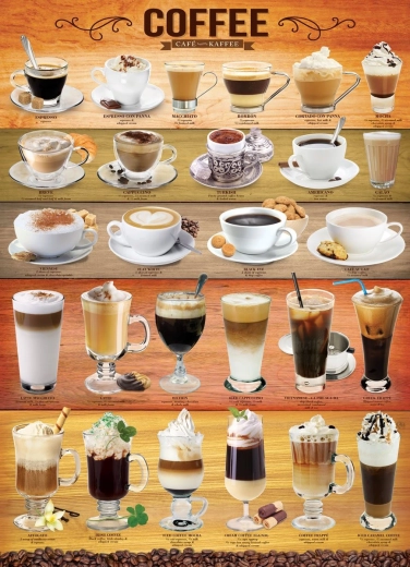 Coffee Puzzle 1000 Pieces