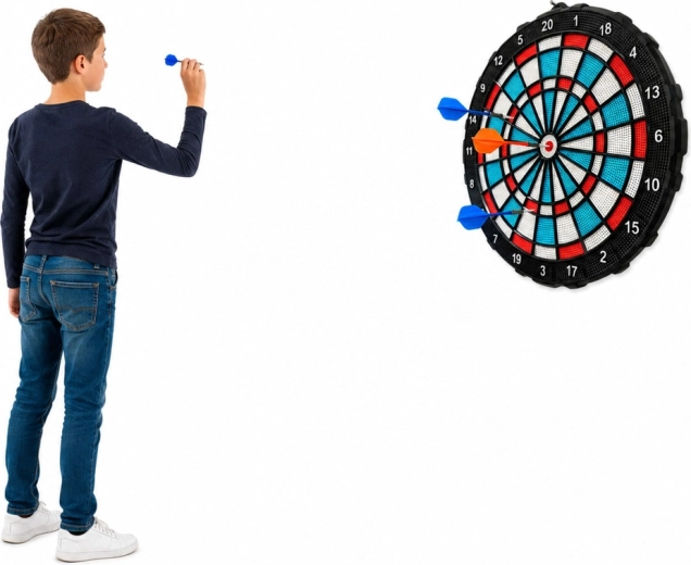 Large 42.5 cm diameter for comfortable aiming