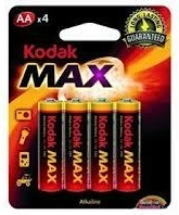 Алкални батерии AA 1,5 V KODAK Alkaline Max – 4 бр.