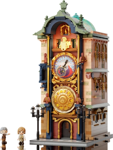Moving clock features and bold dials