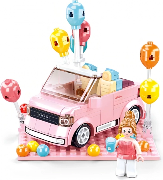 Sluban Girls Dream Mini розов кабриолет