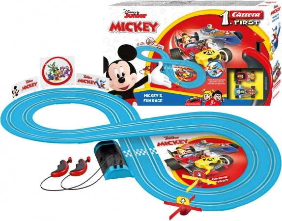 Автописта Carrera First Mickey’s Fun Race 2,4 м