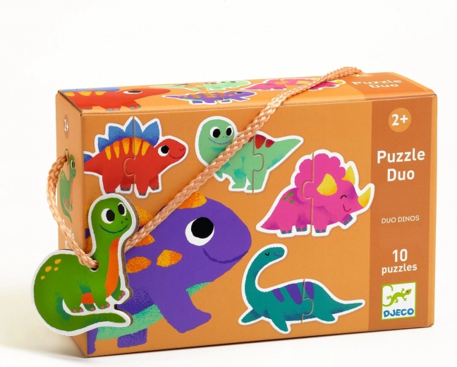 Puzzle Duo Динозаври