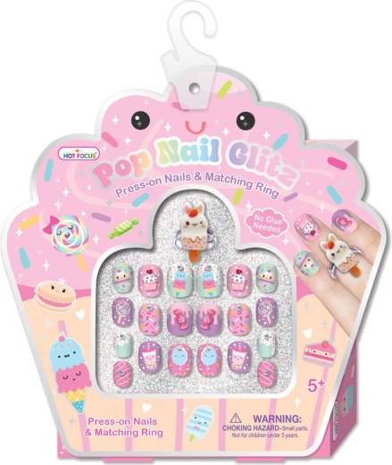 Sparkly Stick-On Nails Sweets Sparkys