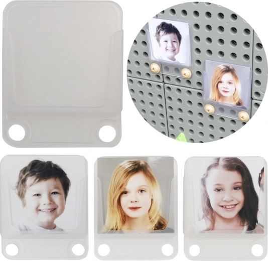 Masterkidz Clear Pockets for Photos and Cards, Set of 6