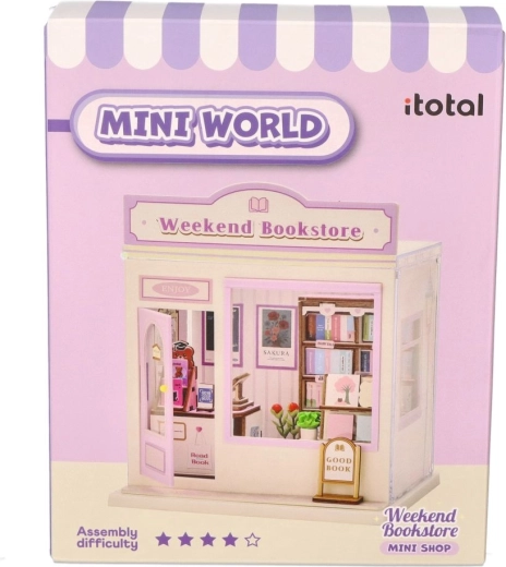 i-Total mini bookcase – self-assembly model