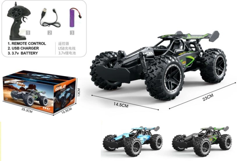 RC кола Monster 1:18 с USB зареждане и батерия
