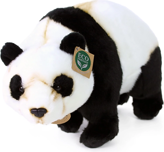 Standing plush panda, eco-friendly, 36 cm - 1 piece