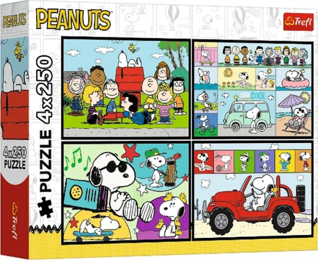 Пъзел Peanuts – Фъстъчено приключение 4×250 части