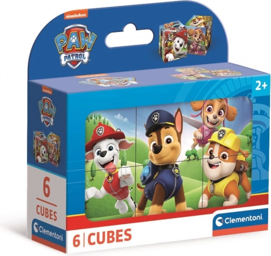 Картинни кубчета Paw Patrol – 6 кубчета