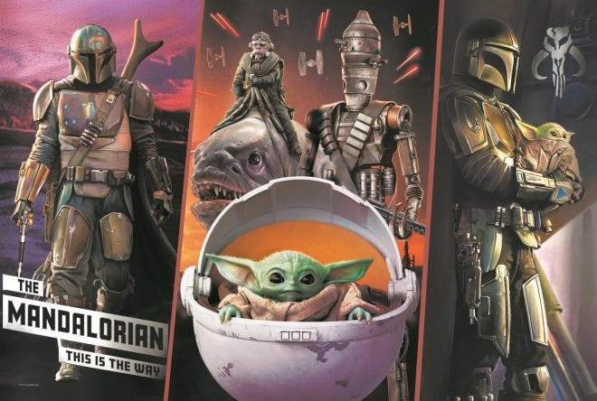 300-piece Puzzle – Mysterious Baby Yoda (STAR WARS: THE MANDALORIAN) – TREFL