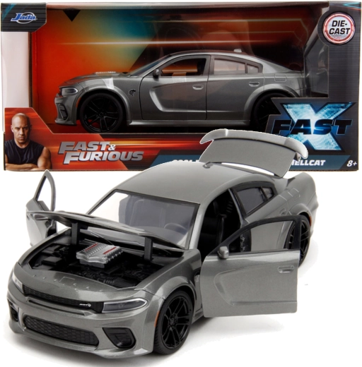 Метален модел 2021 Dodge Charger SRT Hellcat FAST & FURIOUS 19 см