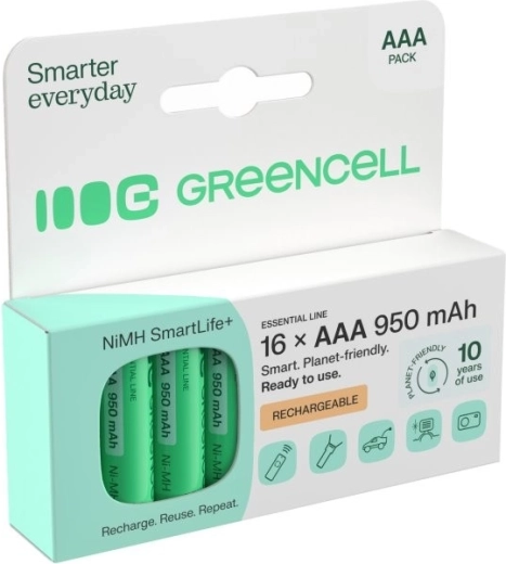 Large set of 16× AAA for everyday use