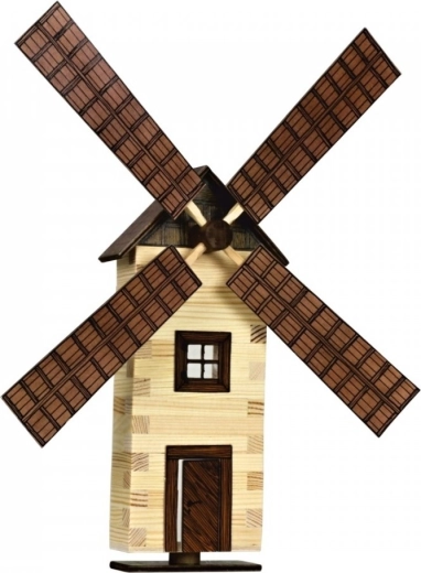 Walachia wooden glue-together construction kit – wall-mounted windmill