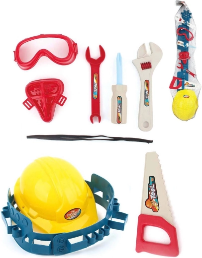 Adar children's tool belt set with helmet
