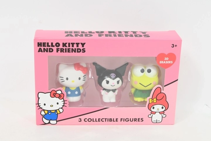 Hello Kitty and Friends 3D гумички за триене – комплект 3 бр.